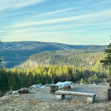 Fjellhytte Med Badstue Og Utsikt I Gautefall Дом отдыха